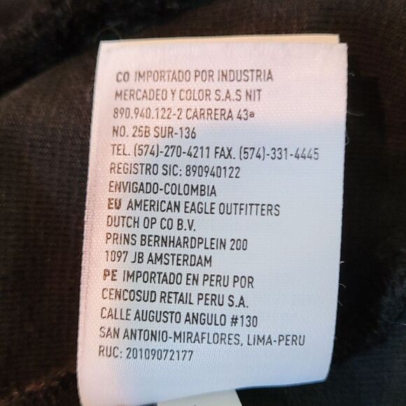 American Eagle Lyocell Assymetrical Jacket Women's Black Medium - Picture 7 of 7